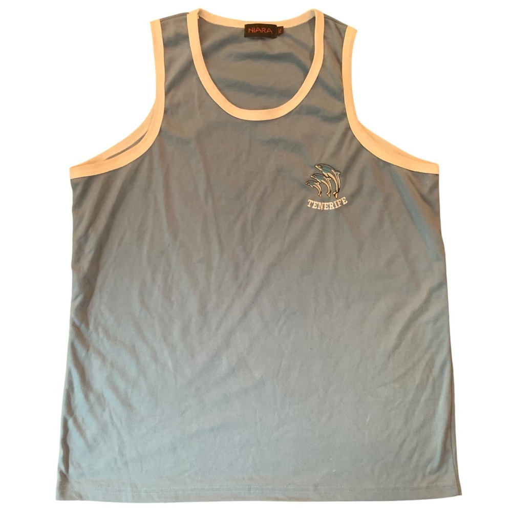 Niara Dolphin Tank Top Light Blue XL